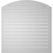 Ekena Millwork Arch Top Surface Mount PVC Gable Vent w/ 2"W x 2"P Brickmould Sill Frame, 40"W x 40"H GVPAR40X4003SN - alternate 2